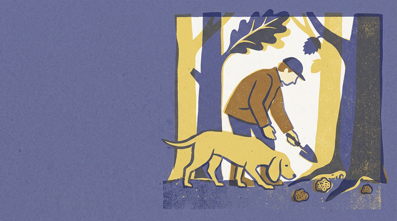 Truffle hunting — study cover art