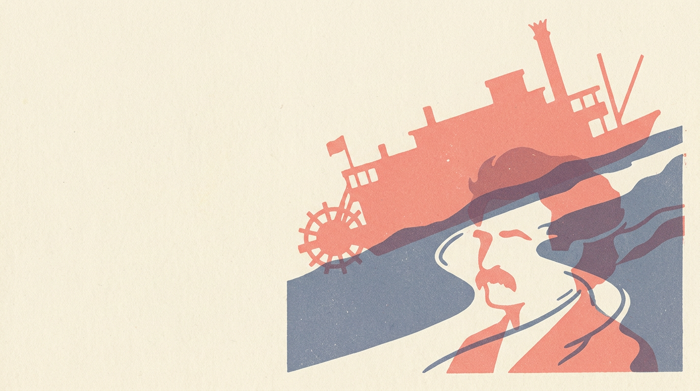 Mark Twain — study cover art
